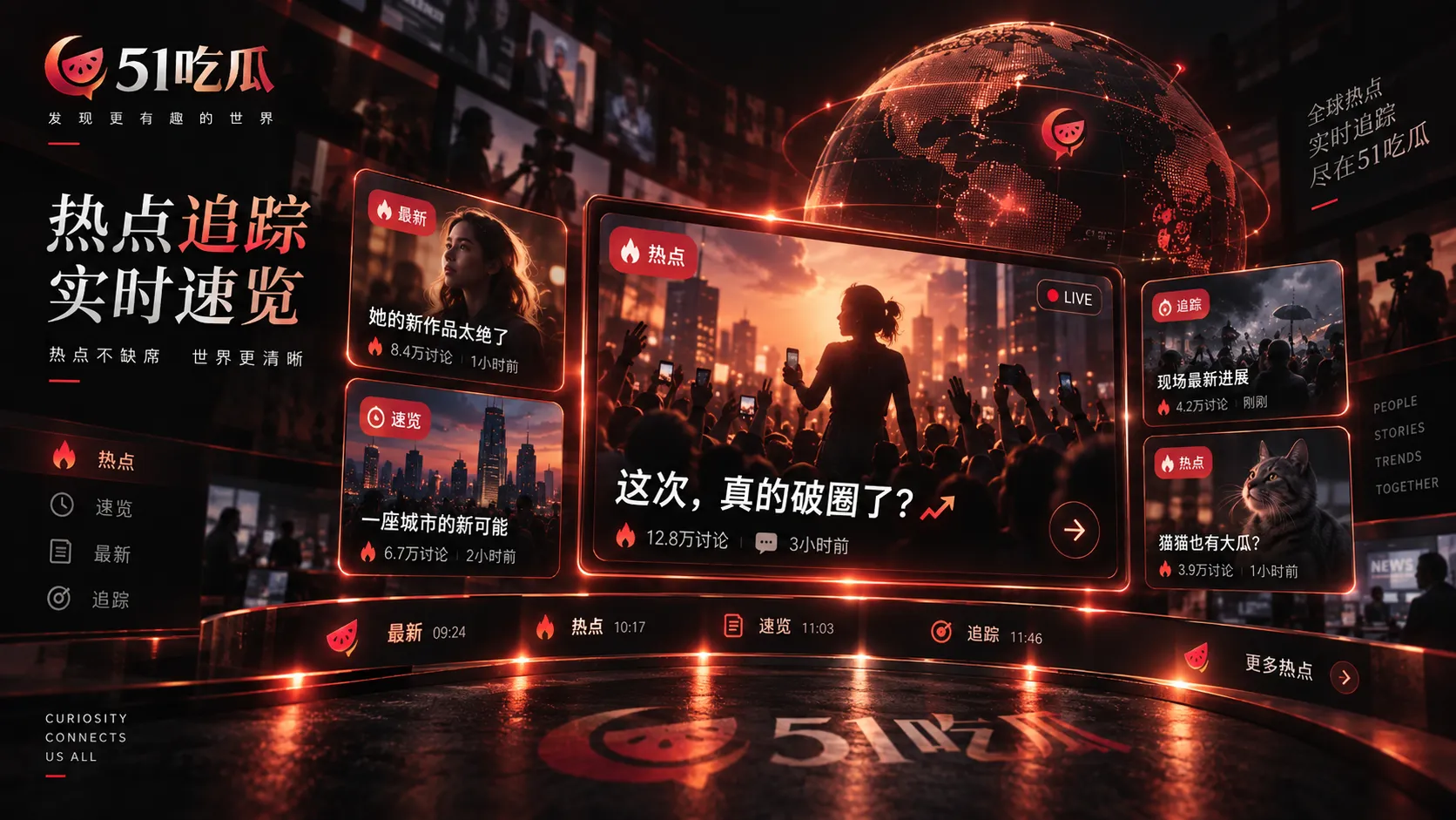信息从多个来源节点逐层传播的示意画面